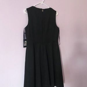 Black dress with buttons